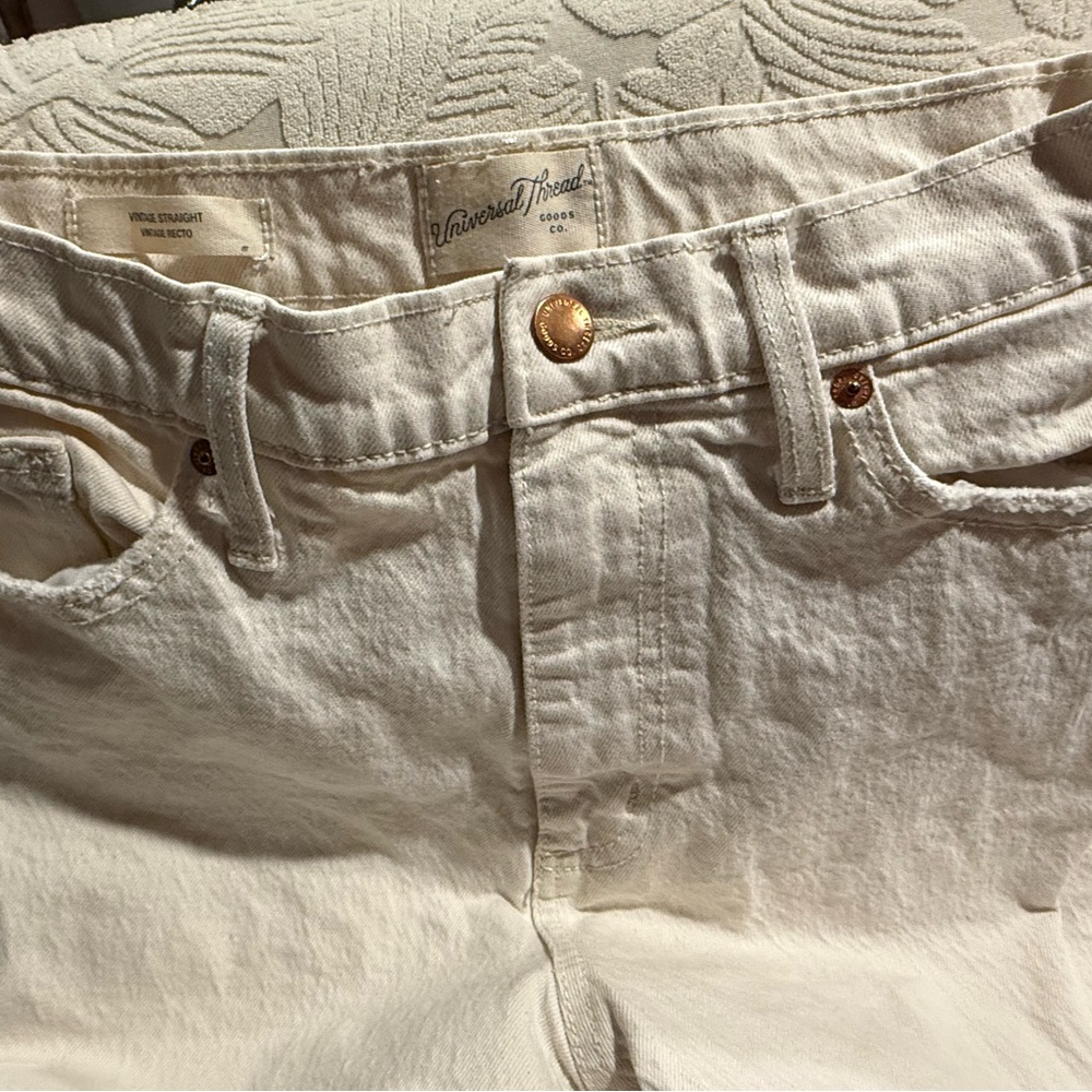 Universal Thread Beige Denim Pants - image 4
